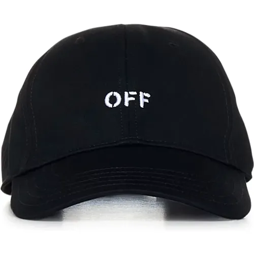 Off-White Hats , male, Sizes: M, L - Off White - Modalova