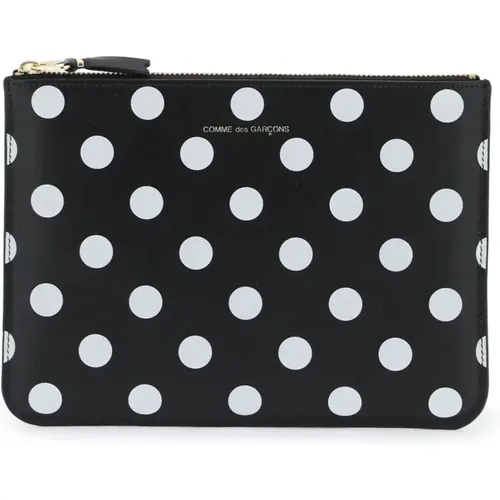 Polka Dots Leather Pouch , unisex, Sizes: ONE SIZE - Comme des Garçons - Modalova