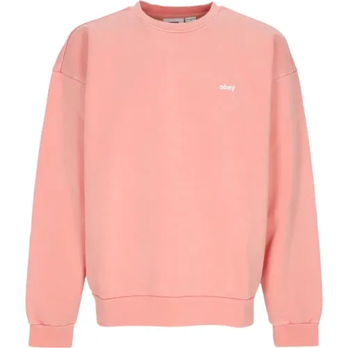 Shell Leichter Rundhals-Sweatshirt - Obey - Modalova