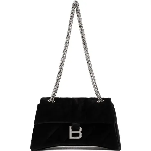 Crush Chain S Bag , female, Sizes: ONE SIZE - Balenciaga - Modalova