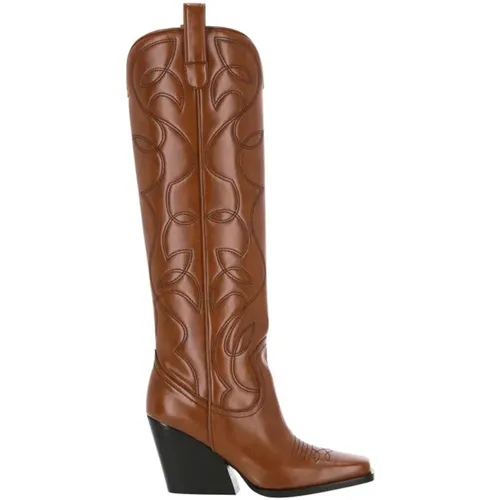 Leather Ankle Boots , female, Sizes: 4 1/2 UK, 7 UK, 5 1/2 UK, 4 UK - Stella Mccartney - Modalova