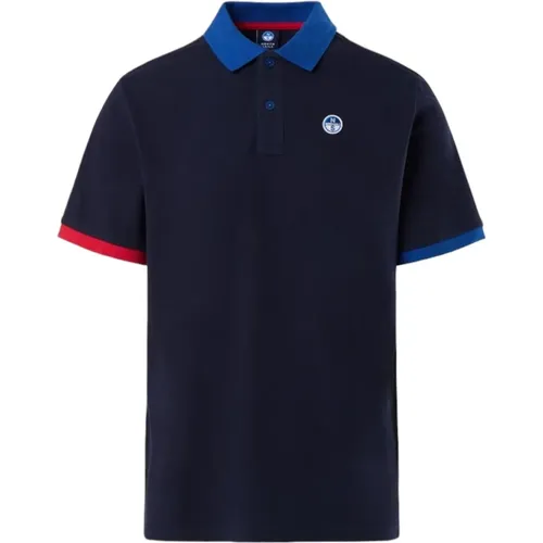 Short Sleeve Polo Shirt , male, Sizes: S, M, L - North Sails - Modalova