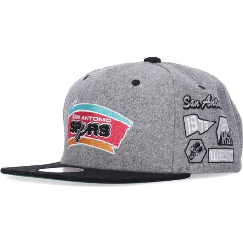 NBA Spurs Snapback Kappe Grau - Mitchell & Ness - Modalova