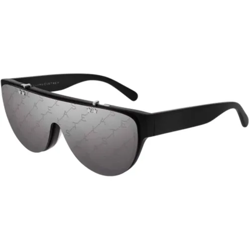 Sc0211S Silver Sunglasses , male, Sizes: 53 MM - Stella Mccartney - Modalova