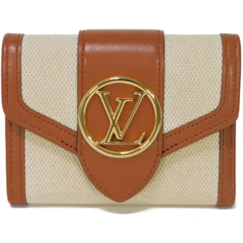 Pre-owned Canvas wallets , female, Sizes: ONE SIZE - Louis Vuitton Vintage - Modalova