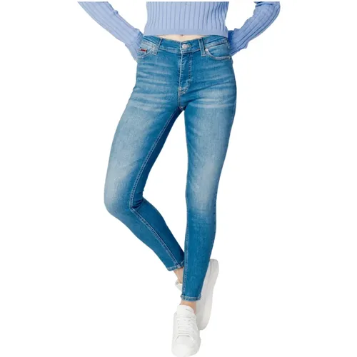 Schmale Helle Denim Jeans , Damen, Größe: W30 L32 - Tommy Jeans - Modalova