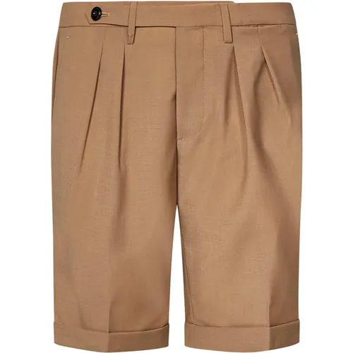 Wool Blend Tailored Shorts , male, Sizes: W38, W30, W36, W34, W32, W40, W33 - Michael Coal - Modalova