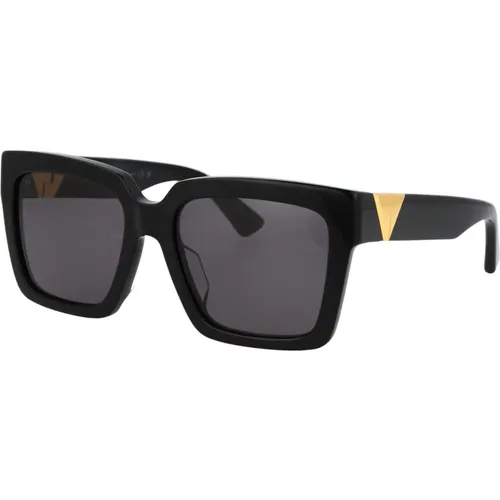 Stylish Sunglasses Bv1198Sa , female, Sizes: 55 MM - Bottega Veneta - Modalova