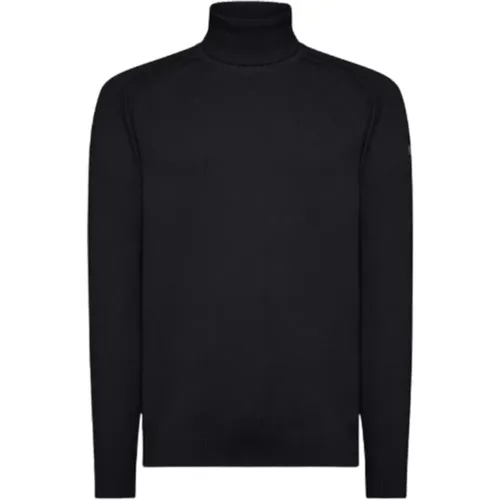 Dunkelblauer Rollkragenpullover , Herren, Größe: XL - RRD - Modalova