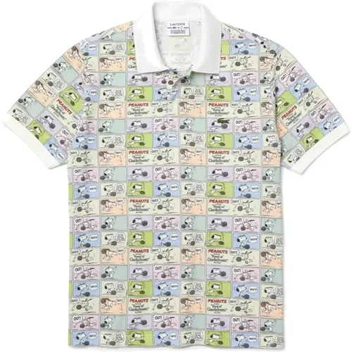 Kurzarm Grafik Polo Shirt Lacoste - Lacoste - Modalova