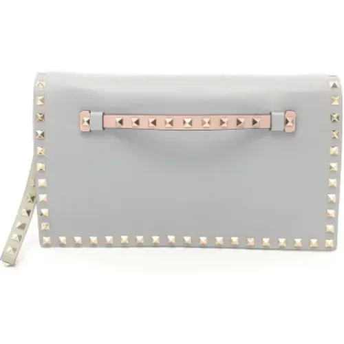 Pre-owned Leather clutches , female, Sizes: ONE SIZE - Valentino Vintage - Modalova