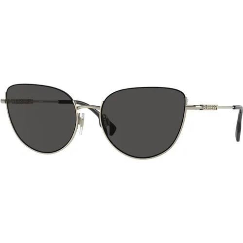 Harper Sunglasses in Light Gold/Dark Grey,HARPER Sunglasses in Silver/Light Violet - Burberry - Modalova