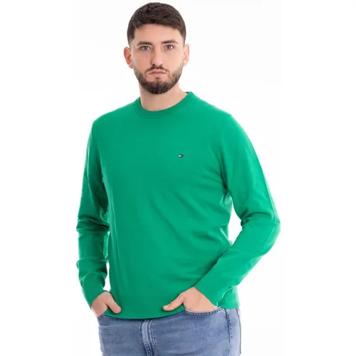 Retro Crew Neck Sweater , Herren, Größe: M - Tommy Hilfiger - Modalova