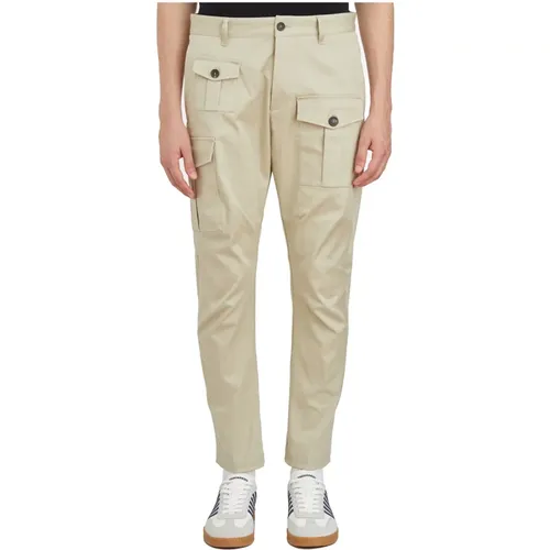 Cargo Baumwollhose , Herren, Größe: M - Dsquared2 - Modalova