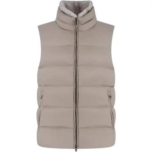 Matte Polyester Vest , male, Sizes: M, XL - Herno - Modalova