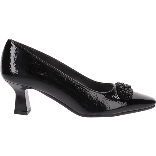 Leather Women Heeled Shoes , female, Sizes: 5 UK, 7 UK - Cinzia Soft - Modalova