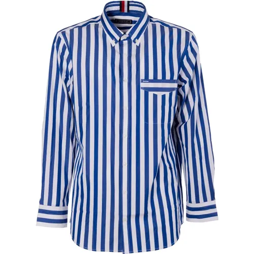 Striped Surf the Web Bright White , male, Sizes: S - Tommy Hilfiger - Modalova