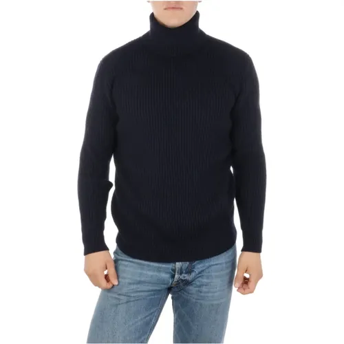 Turtleneck with Shadow Original Styling , male, Sizes: 2XL, XL - Tagliatore - Modalova