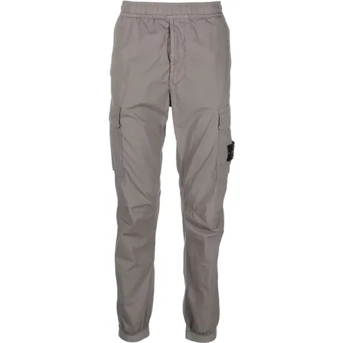 Trousers Dove Grey , male, Sizes: W36, W29 - Stone Island - Modalova