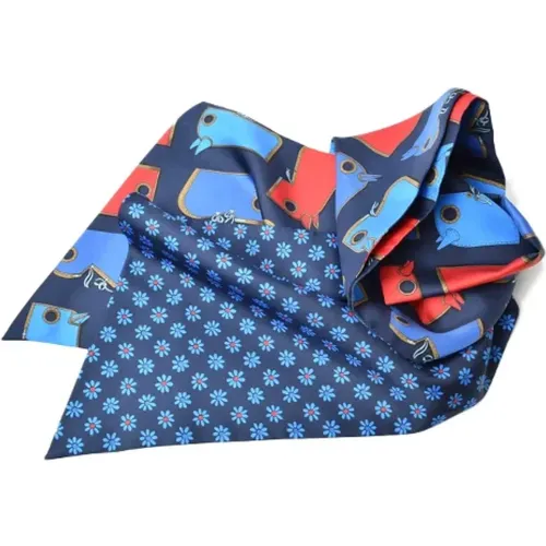 Pre-owned Canvas scarves , female, Sizes: ONE SIZE - Hermès Vintage - Modalova