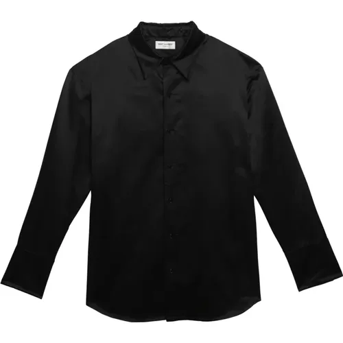 Long Sleeve Shirt , male, Sizes: ONE SIZE - Saint Laurent - Modalova