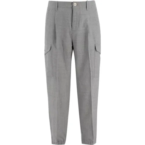 Trousers , male, Sizes: 2XL, XL, 3XL - BRUNELLO CUCINELLI - Modalova