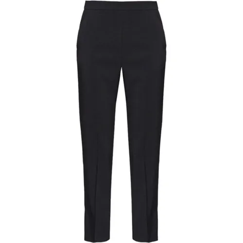 Stretch Crepe Tapered Trousers , female, Sizes: S, XS, L, XL, M - pinko - Modalova