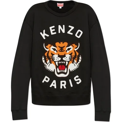 Sweatshirt with logo , male, Sizes: L, M, S - Kenzo - Modalova