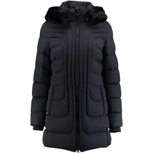 Belvitesse Long Winterjacke Midnightblue , Damen, Größe: M - Wellensteyn - Modalova