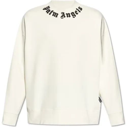 Sweatshirt with logo , male, Sizes: XS, 2XL - Palm Angels - Modalova