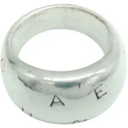 Pre-owned Silber ringe , Damen, Größe: ONE Size - Chanel Vintage - Modalova