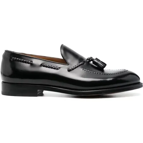 Leather Loafers with Tassel Detail , male, Sizes: 6 UK, 10 UK - Doucal's - Modalova