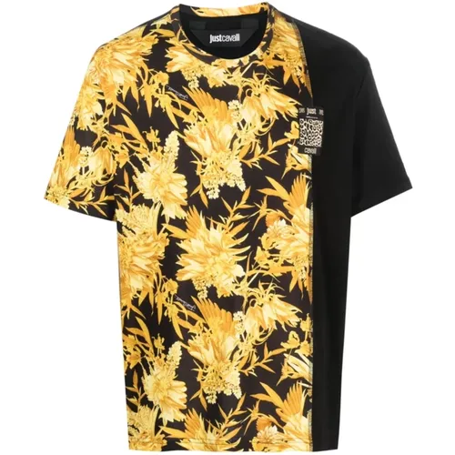 T-Shirts , Herren, Größe: M - Just Cavalli - Modalova