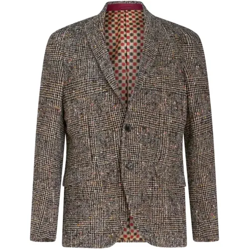 Brown Jackets for Men , male, Sizes: L, M - ETRO - Modalova