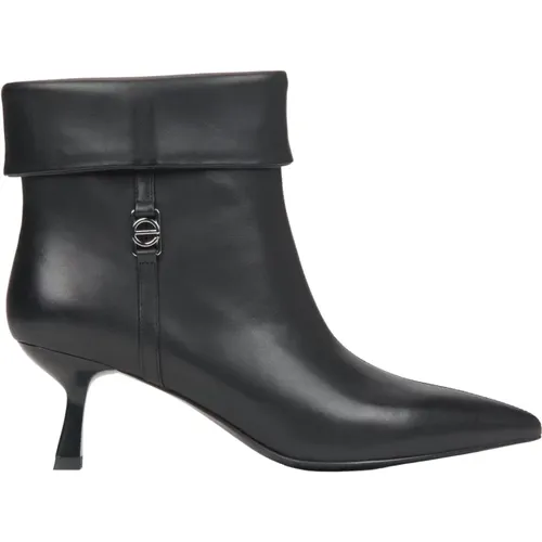 Women's Leather Low-Heeled Ankle Boots Er00116171 , female, Sizes: 6 UK, 4 UK, 3 UK, 5 UK, 7 UK - Estro - Modalova