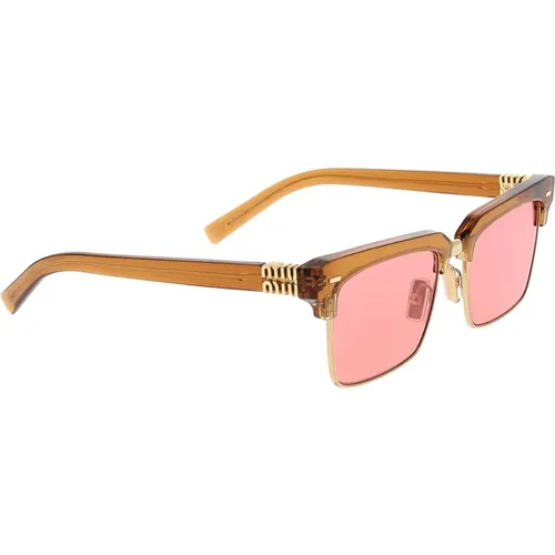 Stylische Sonnenbrille Miu Miu - Miu Miu - Modalova