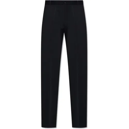Wool trousers , male, Sizes: L, M - Dolce & Gabbana - Modalova
