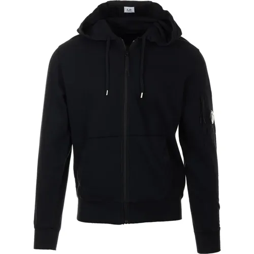 Light Fleece Zip Hoodie Sweaters , male, Sizes: M, S, XL, L - C.P. Company - Modalova