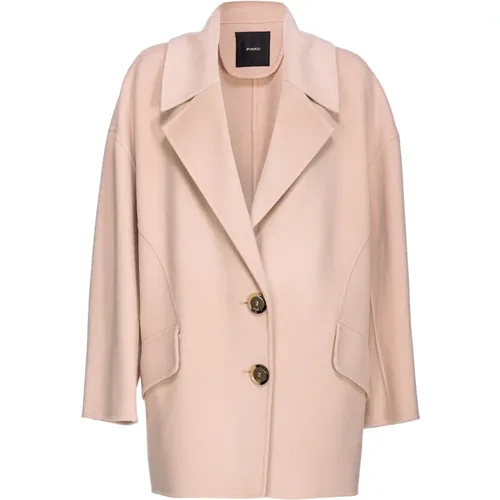 Double-layered woollen cloth pea coat , female, Sizes: M, S, L - pinko - Modalova