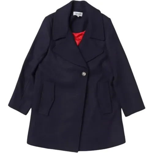 Kinder Navy Mantel Knopfverschluss - Lanvin - Modalova