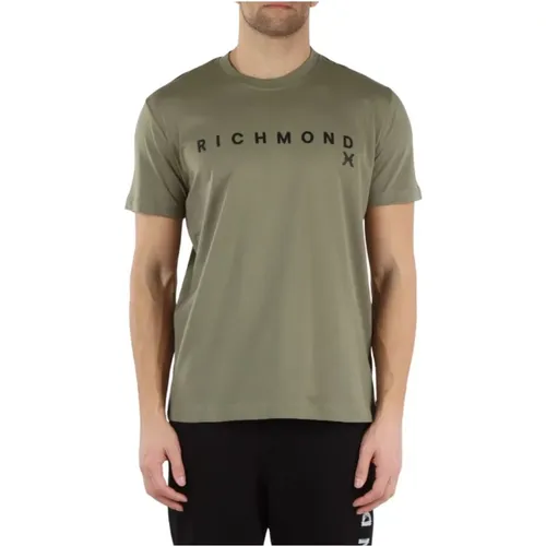 Herren Casual T-Shirt , Herren, Größe: XL - John Richmond - Modalova
