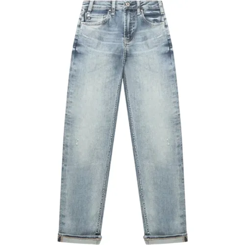 Hellblaue Girlfriend Jeans mit Zeitlosem Denim-Look , Herren, Größe: L - adriano goldschmied - Modalova