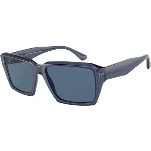 Transparent Sunglasses EA 4186 , male, Sizes: 58 MM - Emporio Armani - Modalova