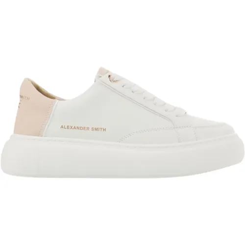 Greenwich Sneakers mit Rosa Details , Damen, Größe: 40 EU - Alexander Smith - Modalova