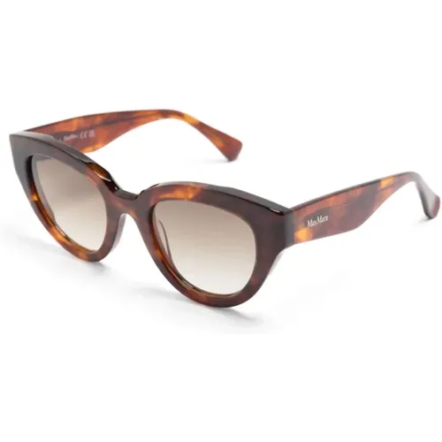 Mm0077 53F Sunglasses , female, Sizes: 50 MM - Max Mara - Modalova