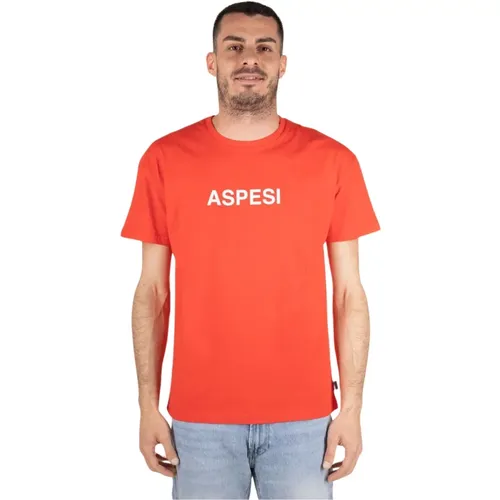 Herren Basic T-Shirt , Herren, Größe: XL - Aspesi - Modalova