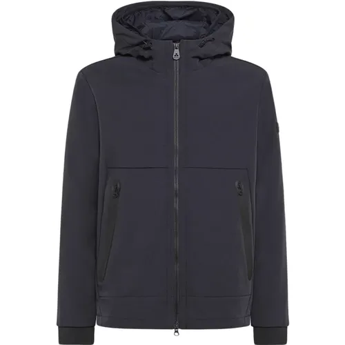 Moderne Herrenjacke mit Großen Seitentaschen , Herren, Größe: M - Peuterey - Modalova