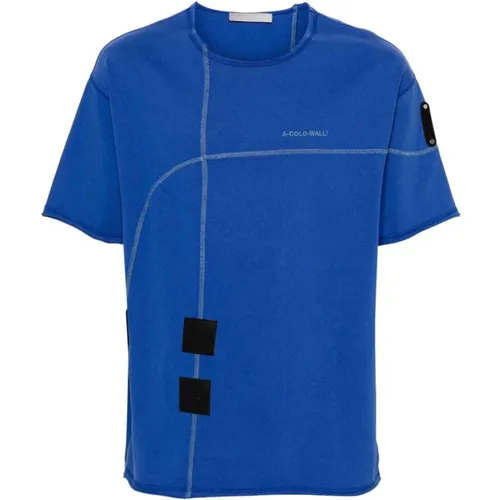 Intersect Seam Detail T-Shirt , male, Sizes: M, S - A-Cold-Wall - Modalova