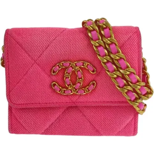 Pre-owned Canvas wallets , female, Sizes: ONE SIZE - Chanel Vintage - Modalova