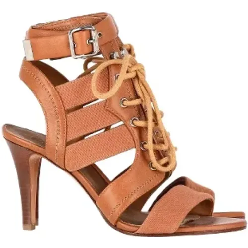 Pre-owned Leather heels , female, Sizes: 5 1/2 UK - Chloé Pre-owned - Modalova